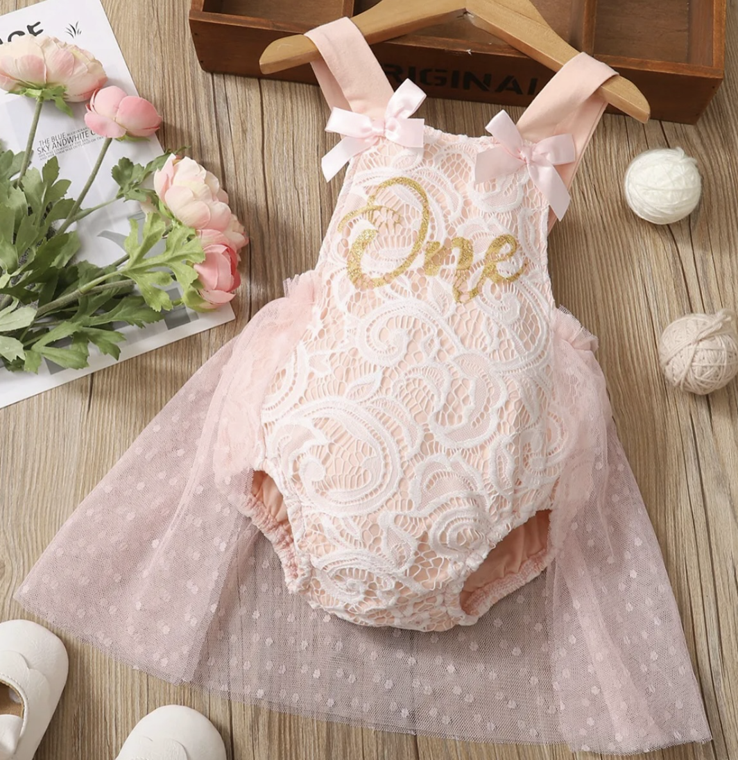 floral first birthday dress